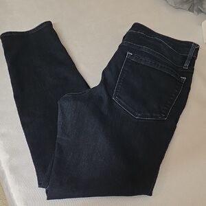 Athleta Skulptek Jeans Skinny Dark Wash Mom Jeans